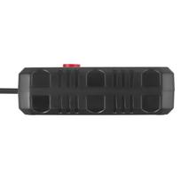 elektros ilgintuvas - Maclean MCE387 B Maitinimo paskirstytuvas, 2 lizdai + 3xUSB, 1.5m, juodas (Black) - 9 nuotrauka