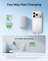 withu - Anker Nano 10000mAh 45W Juodas (Black) - 7 nuotrauka