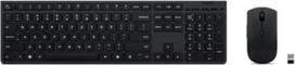 lenovo professional wireless klaviatura - Lenovo Professional Wireless Rechargeable Combo Keyboard and Mouse | Keyboard and Mouse Set | Wireless | Mouse included | Nordic | Black | 4X31R64357 - 2 nuotrauka
