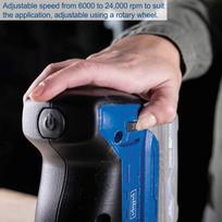akumuliatorinis ekscentrinis slifuoklis - Scheppach C-OBS125-X; 20 V - 6 nuotrauka