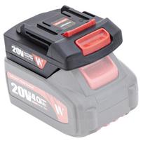 akumuliatorinis slifuoklis - Worcraft W20K-125, 125mm 20V - 4 nuotrauka