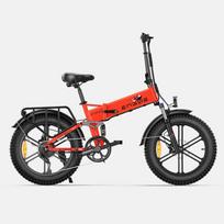 engwe elektrinis - Engwe Engine X 750W 20" elektrinis sulankstomas dviratis raudonas (Red) - 15 nuotrauka