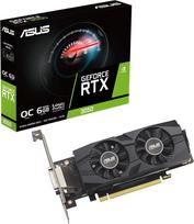 rtx 3050 vaizdo plokste - ASUS GeForce RTX 30506 GBGDDR696 bitDual Slot Fansink1xDVI - 2 nuotrauka