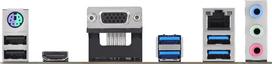 lga 1700 - Mainboard|ASUS|Intel B760 Express|LGA1700|Micro-ATX|Memory DDR5|Memory slots 2|2xPCI-Express 4.0 1x|1xPCI-Express 4.0 16x|2xM.2|1x15pin D-sub|1xHDMI|2xUSB 2.0|4xUSB 3.2|1xPS/2|1xRJ45|3xAudio port|PRIMEB760M-K - 3 nuotrauka