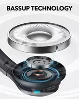 aaa baterijos - Anker Soundcore Wireless Over-Ear Headphones | Q11i | Bluetooth | Gray | A3005GA1 - 5 nuotrauka