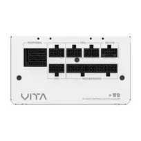 psu 850w - FSP VITA GM 850W Baltas (White) PSU - 4 nuotrauka