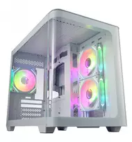 kompiuteris mini korpusas itx - FSP S380-WA Baltas (White) Micro Tower - 9 nuotrauka