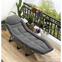kelionine lova - Trizand 25380 kelioninė lova, Juoda/Pilka (Black/Gray) - 6 nuotrauka