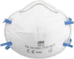 3m respiratorius - Respiratoriai 3M 8810C3 FFP2, 3 vnt. - 2 nuotrauka