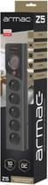 ilgintuvas 30 - ARMAC Z5 Ilgiklis 3m 5x230V 10A Juodas (Black) - 4 nuotrauka