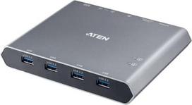 jungiklis usb c - Aten 2-Port 4K USB-C KVM Dock Switch US3311 - 2 nuotrauka