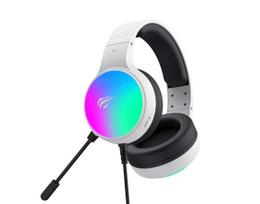 gaming ausines - Havit H2043U Juodos ir Baltos (Black and White) - 2 nuotrauka