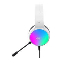 gaming ausines - Havit H2043U Juodos ir Baltos (Black and White) - 3 nuotrauka