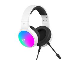 gaming ausines - Havit H2043U Juodos ir Baltos (Black and White) - 5 nuotrauka