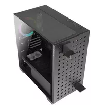 micro atx korpusas - Azza Elise CSAZ-140 Black - 3 nuotrauka