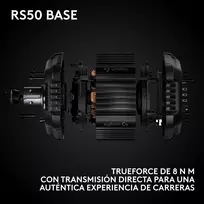 logitech vairas - Logitech RS50 System Žaidimų Vairas Juodas (Black) - 2 nuotrauka