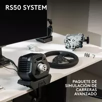 logitech vairas - Logitech RS50 System Žaidimų Vairas Juodas (Black) - 3 nuotrauka