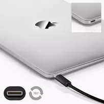usb b c - Goobay USB 3.1-Stecker (Typ C) > USB 3.1-Stecker (Typ C) [1m juodas] - 3 nuotrauka