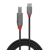 usb b c - CABLE USB2 C-B 3M/ANTHRA 36943 LINDY - 5 nuotrauka