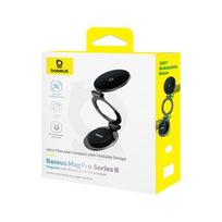 baseus phone holder - Baseus BS-CW06 MagPro II telefono laikiklis su MagSafe prietaisų skydeliui - Juodas (Black) - 3 nuotrauka