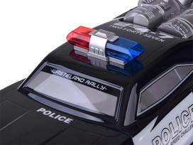 zaislai automobiliai - Jokomisiada Didelis POLICIJOS monstras sunkvežimis su nuotoliniu valdymo pultu, apšvietimu RC0626 - 3 nuotrauka