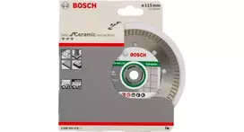 pjovimo diskai 125 - Deimantinis pjovimo diskas Bosch BEST FOR CERAMIC EXTRACLEAN TURBO; 125 mm - 2 nuotrauka