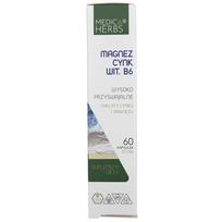 magne b6 - Medica Herbs Magnis Cinkas Vitaminas B6 - 60 kapsulių - 2 nuotrauka