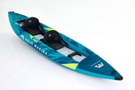 baidares irklai - Aqua Marina universali/baltosios baidarės mėlyna Steam-412 2 asmenų pripučiama baidarė 13'6″ - 16 nuotrauka
