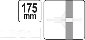 ankeriai - Yato Ankerių / kaiščių (molly) tvirtinimo replės YT-51452 - 2 nuotrauka