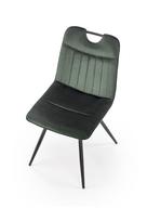 valgomojo - Valgomojo kėdė K521, juoda, 50 - 58 cm x 46 cm x 83 cm - 6 nuotrauka