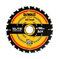 pjovimo diskas 190 - DEWALT pjovimo diskas medienai 190x30mmx24z 18° - 4 nuotrauka