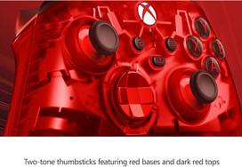 pultelis xbox - Microsoft Xbox Wireless Controller Pulse Cipher Special Edition Raudona (Red) - 7 nuotrauka