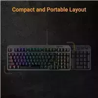 asus zaidimu - ASUS TUF Gaming K3 Gen II Juoda (Black) - 6 nuotrauka