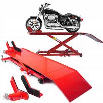 Motociklų kėlimo platforma su rampa, 450 kg
