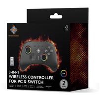 game controller - Deltaco GAM-184 Wireless 3-in-1 PC & Switch Controller Juodas (Black) - 3 nuotrauka