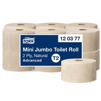 Tualetinis popierius ritinyje TORK Advanced Mini Jumbo (T2), 120377, 170 m