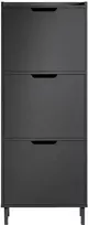 spintos spinteles - Batų spintelė SoBuy FSR151-H-SCH, Juoda (Black) - 1 nuotrauka