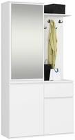 vidaus durys senukai - Prieškambario spinta Akord Entro, balta (White) - 1 nuotrauka