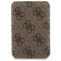 metalas - Guess 4G Metal Logo dėklų rinkinys iPhone 15 + 5000mAh MagSafe nešiojamas įkroviklis - Rudas (Brown) - 4 nuotrauka