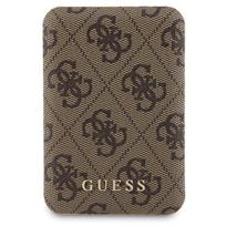 metalas - Guess 4G Metal Logo dėklų rinkinys iPhone 15 + 5000mAh MagSafe nešiojamas įkroviklis - Rudas (Brown) - 5 nuotrauka