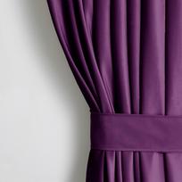 Naktinė užuolaida, su raiščiu Restilo Velvet, violetinė sp., 140 cm x 245 cm