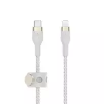 lightning mfi - Belkin CAA011BT1MWH USB kabelis 1 m USB C USB C/Lightning Balta - 5 nuotrauka