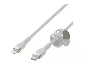 lightning mfi - Belkin CAA011BT1MWH USB kabelis 1 m USB C USB C/Lightning Balta - 6 nuotrauka