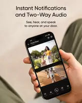 duru skambutis ismanusis - Anker Eufy Video Doorbell E340 Juodas (Black) - 2 nuotrauka