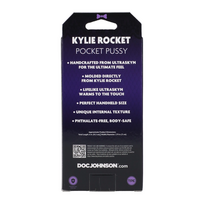 pocket masturbator - Masturbatorius Doc Johnson Kylie Rocket ULTRASKYN, kūno spalvos (Vanilla) - 4 nuotrauka