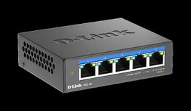 switch 2.5g - D-Link DMS-105/E 5-Port 2.5G Multi-Gigabit Desktop Switch - 1 nuotrauka