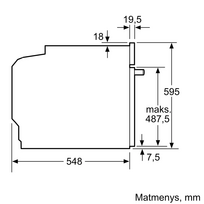imontuojama orkaite pirolize - Bosch HBG7741B1 - 6 nuotrauka