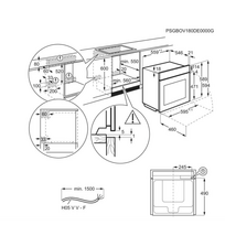 aeg imontuojama orkaite - AEG NBE7P631AB - 7 nuotrauka