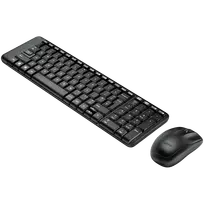 belaide pele logitech - Logitech MK220 Belaidis klaviatūros ir pelės rinkinys (Juodas - Black) - 2 nuotrauka