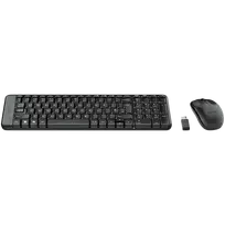 belaide pele logitech - Logitech MK220 Belaidis klaviatūros ir pelės rinkinys (Juodas - Black) - 4 nuotrauka